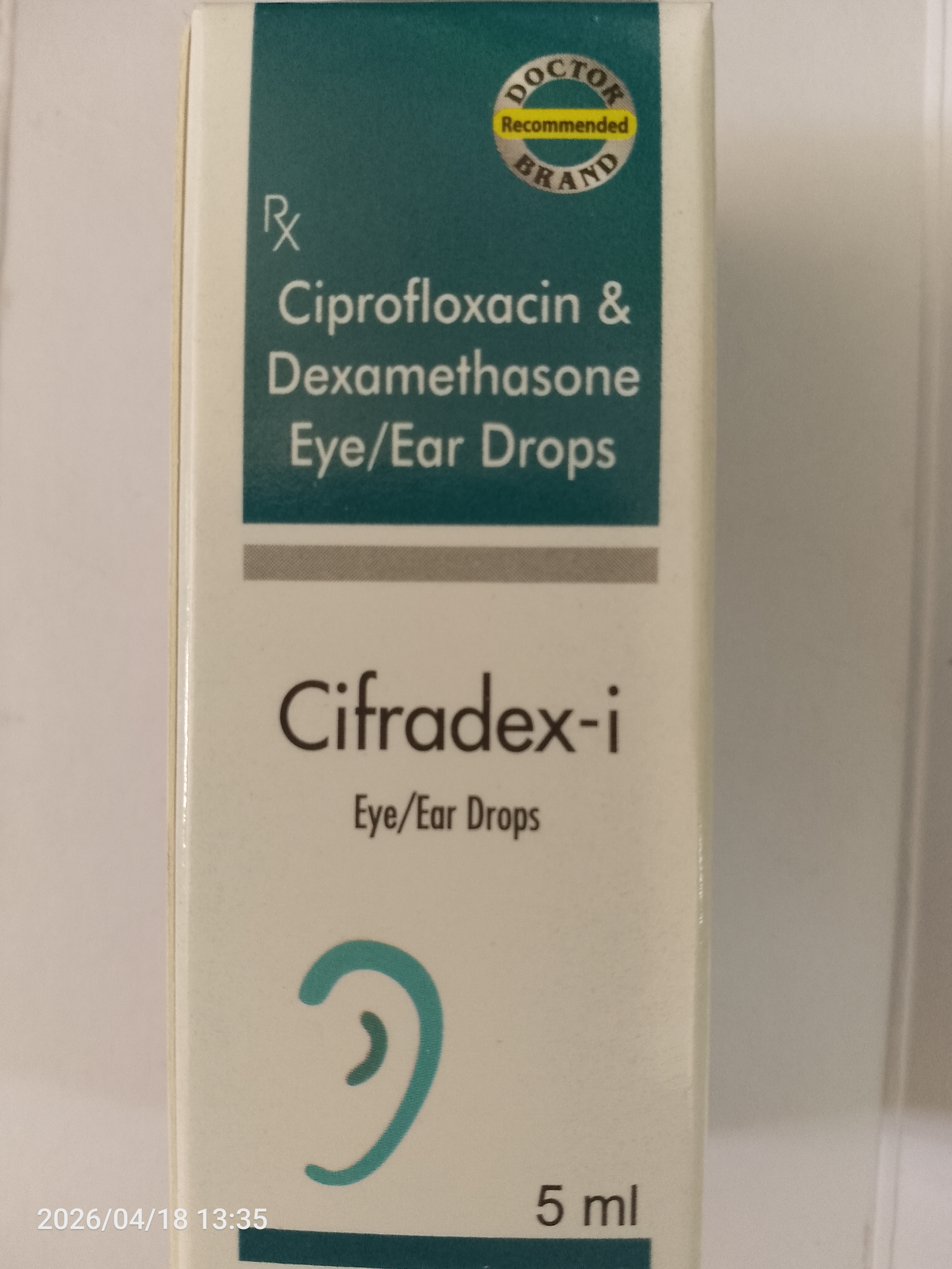 Cifradex-i Eye/Ear Drops