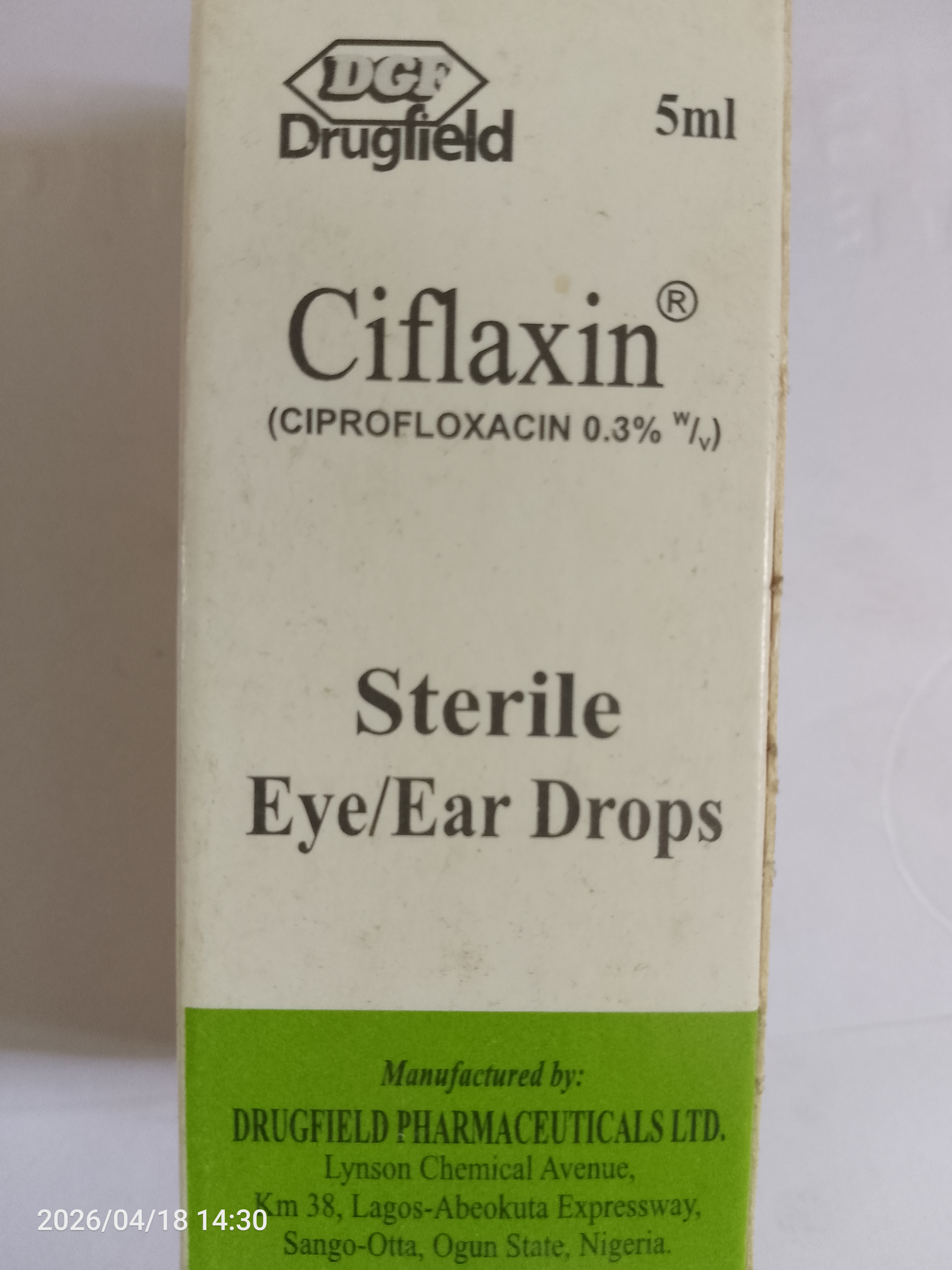 Ciflaxin Eye/Ear Drops