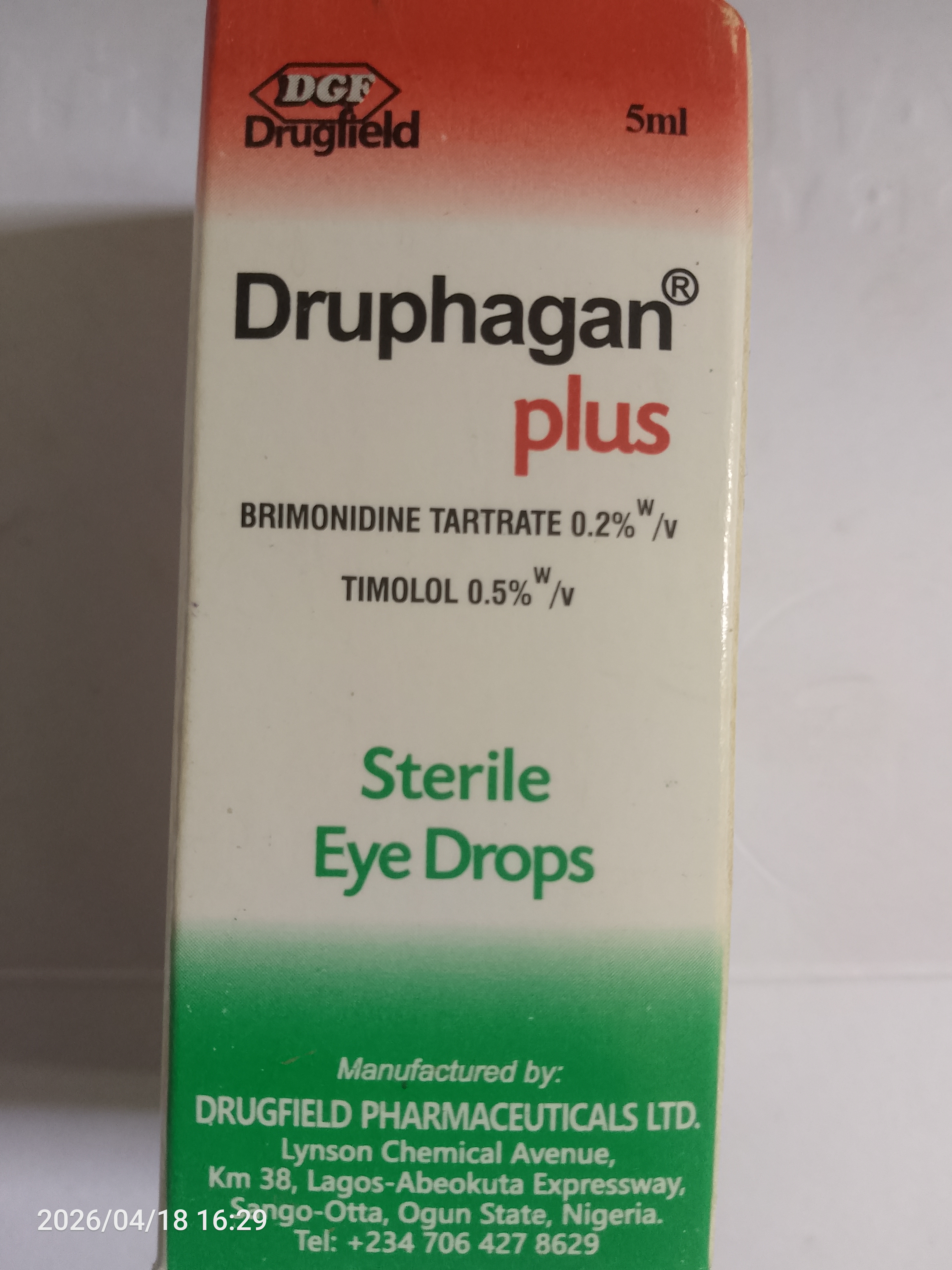 Druphagan Eye Drops
