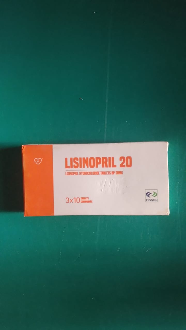 Lisinopril Hydrochloride 20mg