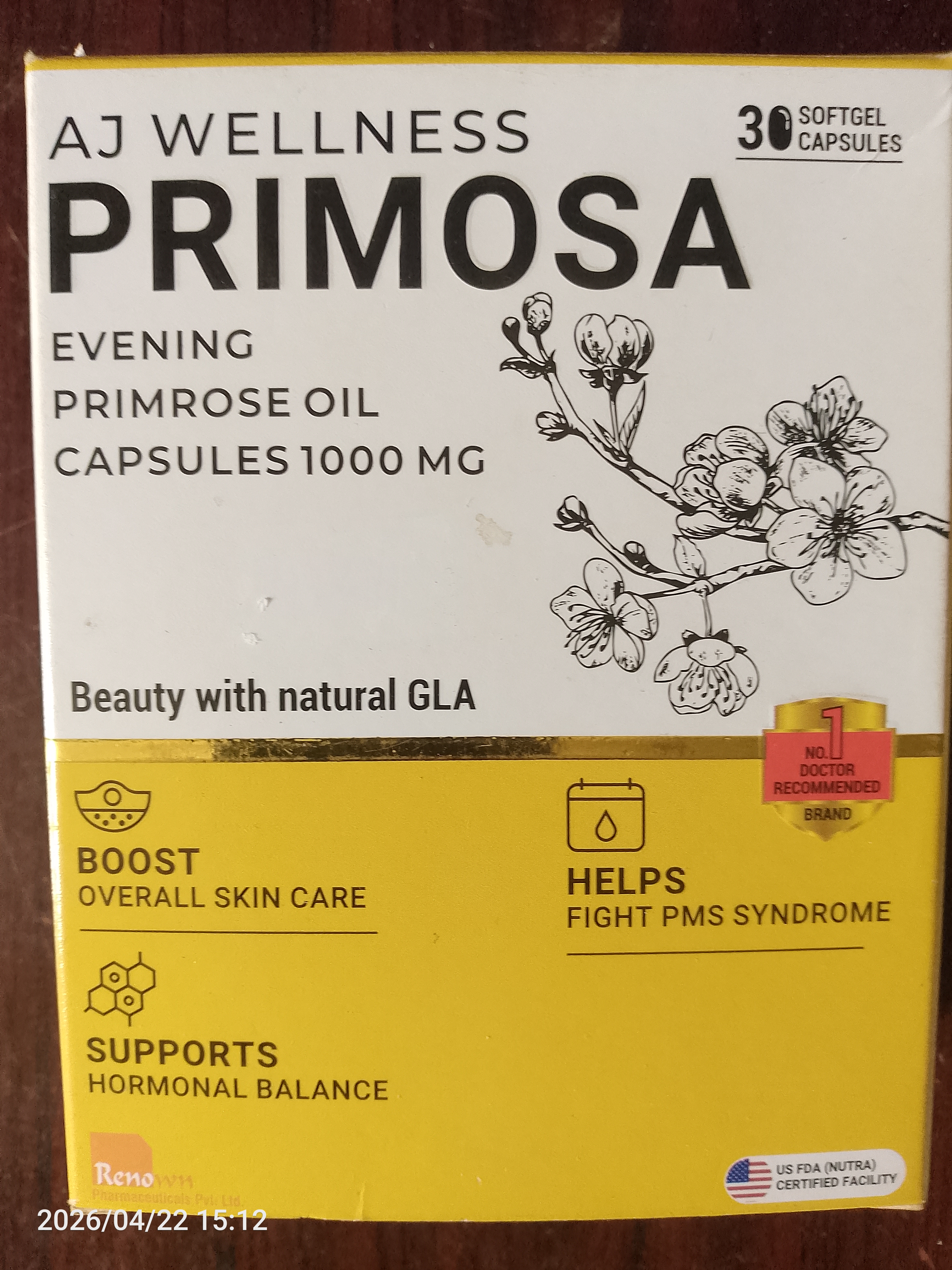 Evening Primrose Oil 100mg