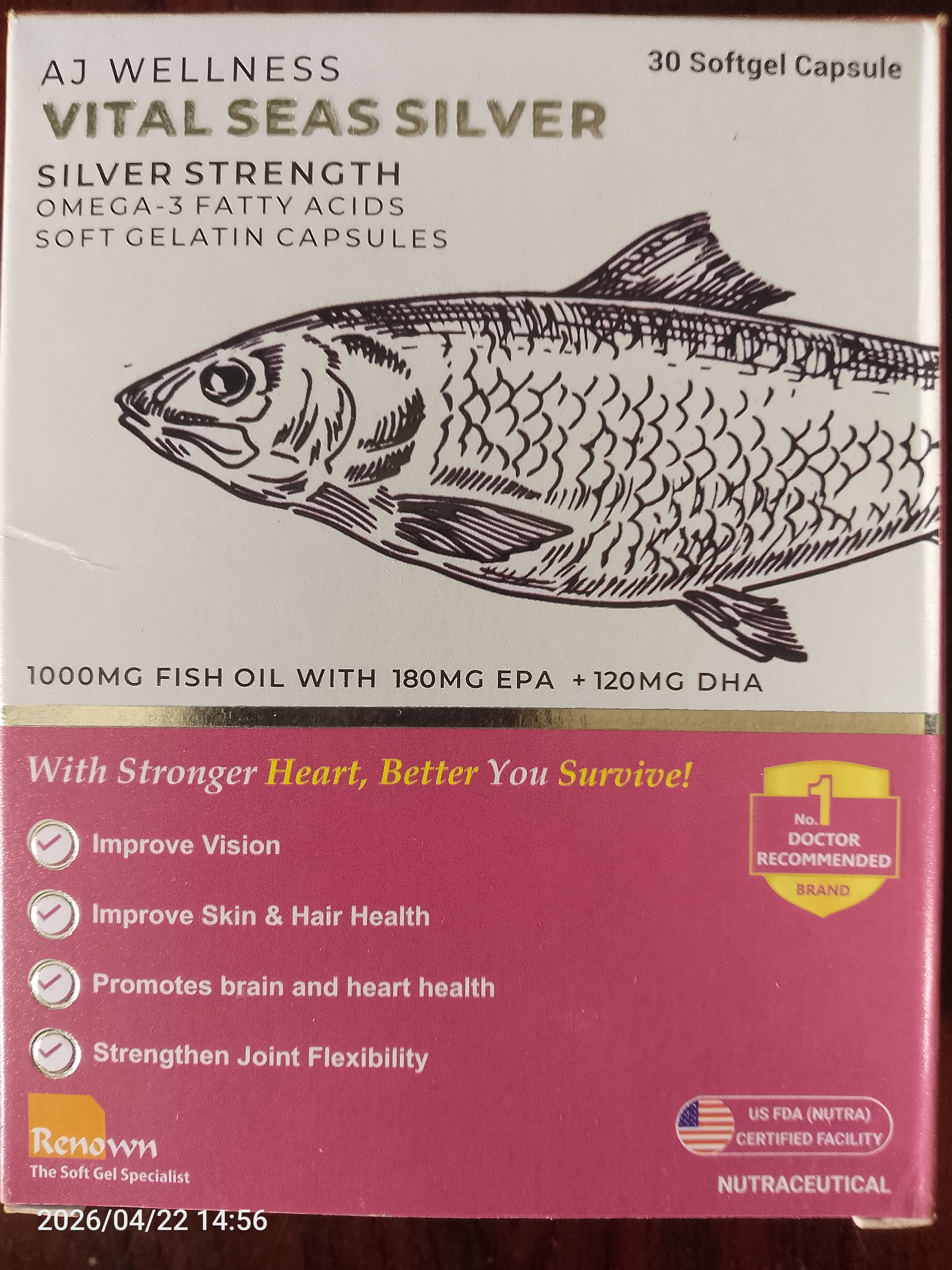 Silver Strength Omega 3 Fatty Acid